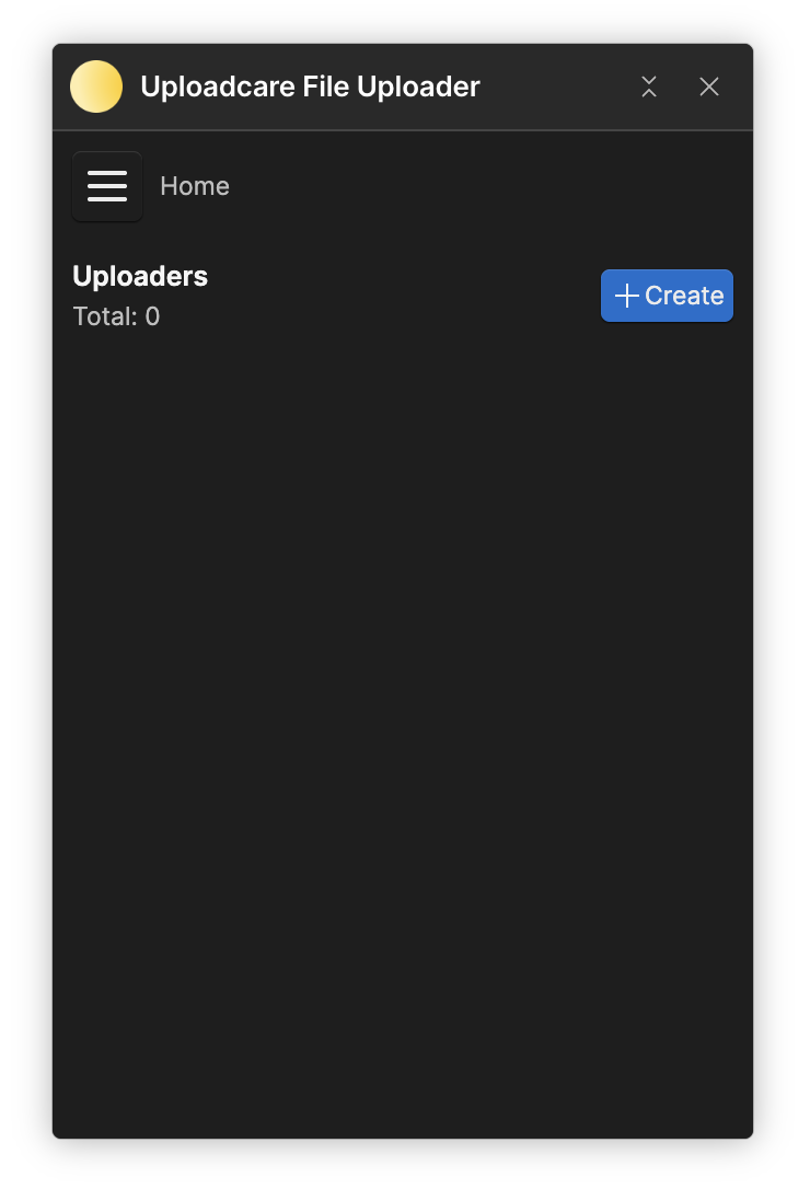 File Uploader settings panel in Webflow